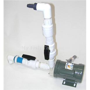 
<p>Iwaki&nbsp;water pump filter assembly contains all the items needed to complete a filter system, except the filter ( select filter seperately ).</p>
<p>Designed to work with Wet-Dry, Euro or KIS style sump filter systems. Includes 36&quot; flexible drain line, elbow, hose barb fittings and clamps to connect the Internal Overflow to the top of the&nbsp;filter. Additionally, all pump fittings, union ball valves, check
 valve, 8 foot of flexible tubing and bulkhead hole pre-drilled into the end of the filter.</p>
<p>The Iwaki 20 RT water pump is a Japanese made (&nbsp;TOP QUALITY&nbsp;), magnetic driven and sealess pump.&nbsp; Low heat exchange and quiet in operation.&nbsp; Highly durable design.extremely quiet ! It has 3/4&quot; male threaded inlet and outlets and moves approximately 420 GPH
 at 4 foot of head. </p>
<p>&nbsp;Safe for freshwater or saltwater applications. Pump comes with mounting bracket, 6’ power cord, BUT DOES REQUIRE A PLUG END.</p>
