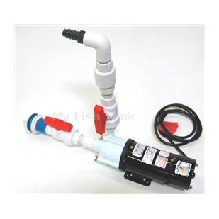 
<p>Little Giant&nbsp;water pump filter assembly contains all the items needed to complete a filter system, except the filter ( select filter seperately ).</p>
<p>Designed to work with Wet-Dry, Euro or KIS style ''''sump'''' filter systems. Includes 36&quot; flexible drain line, elbow, hose barb fittings and clamps to connect the Internal Overflow to the top of the&nbsp;filter. Additionally, all pump fittings, union ball valves,
 check valve, 8 foot of flexible tubing and bulkhead hole pre-drilled into the end of the filter.</p>
<p>The&nbsp;Little Giant 2MDQ-SC&nbsp;water pump is specially design for aquarium applications. The motors are thermally protected and the pumps are UL listed and CSA certified. It has 1/2&quot; female threaded inlet and 1/2&quot; male threaded&nbsp;outlets and moves approximately&nbsp;465
 GPH at 3 foot of head. </p>
<p>&nbsp;Safe for saltwater applications. Pump comes with mounting bracket and and 6’ power cord.</p>
