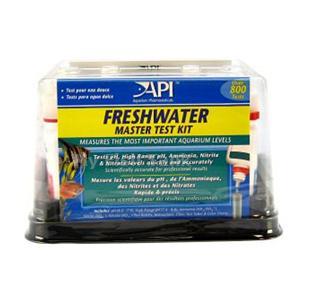The Freshwater master Test Kit is a fast, easy, and accurate test kit. Kit tests for pH, High Range pH, Ammonia, Nitrite and Nitrate. It provides information on how to perform each test, how often to perform the tests, what the test results mean, and how
 to correct any unsafe water conditions that may be detected.