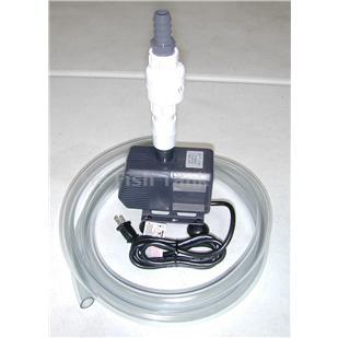 
<p>Aquatop 740 submersible&nbsp;water pump filter assembly contains all the items needed to complete a filter system, except the filter ( select filter seperately ).</p>
<p>Designed to be placed inside the Wet-Dry, Euro or KIS style sump filter systems to save space. Assembly includes 36&quot; 1&quot; diameter flexible drain line, elbow, hose barb fittings and clamps to connect the Internal Overflow to the top of the&nbsp;filter. Additionally,
 all pump fittings,&nbsp;check valve, 6 foot of flexible tubing.</p>
<p>The&nbsp;AquaTop Pump delivers high performance at an affordable price. Features include energy efficiency, low-heat operation and a flow rate designed to keep your electric bills low. The ceramic shaft and durable high-impact plastic make the pump reliable and
 long-lasting. Operates very quietly.All pumps have a 6 foot power cord.</p>

