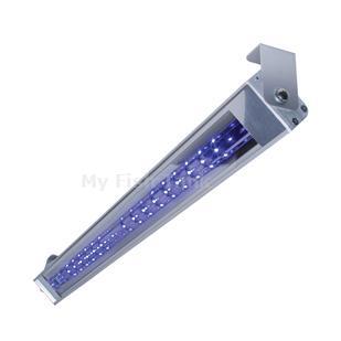 
<p>The 36&quot;length XHO LED Strip has 30 three watt LED bulbs.</p>
<p>XHO LED Lights Strips have 50% more 3 watt LED bulbs in&nbsp;a single row offering maximum preformance along with its highly polished reflector system that is scientifically engineered to capture and redirect all light downwards into the aquarium. Because of
 this unique and elegant design Reef Brite LED strip lights give off very little glare, making them a high definition light source that brings out the vibrant colored details of your aquarium. The ripple or shimmer effect produced by our LED strip lights actually
 mimics sunlight as it penetrates into the ocean and tropical waters. These versatile units can be used to replace any standard strip light or combined with the 3 or 5 version Mounting Bracket and suspended to create a custom lighting system. Made from extruded
 aluminum, Reef Brite’s lightweight low profile design allows the LED fixtures to be installed just about anywhere, making them ideal for aquarium sumps and refugiums.</p>
<p>Color Choices</p>
<p>White - a Full Spectrum 10,000K white.</p>
<p>50/50 - alternating Blue and White LED bulbs. Perfect blend of colors for a bright marine fish &amp; reef aquarium.</p>
<p>Actinic Blue - a combination of multiple wavelength blue LEDs from 420- 470nm lighting for encouraging coral growth &amp; enhanced fluorescense coloration.</p>
<p>Aluminum body is 1&quot;x 1.75&quot;. All lengths include power supply and L mounting swivel&nbsp;bracket. One year manufactures warranty on both LED fixture and on power supply.</p>
<p>Optional Mounting Legs for placement on top of the aquarium along with a 3 and 5 cluster Mounting Bracket for suspension above the aquarium with the LED Hanging Kit. In-Line Dimmers are available, as well as Reef Brite Dimmer, allowing the manual/automatic
 control of each LED Strip lights intensity and color temperature.</p>
